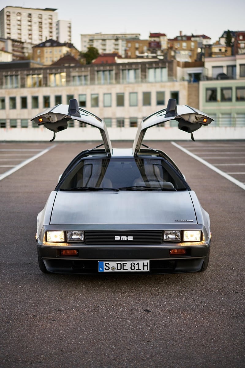 Delorean with Flux Capacitor